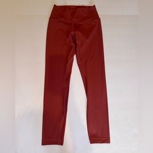 Lulu maroon leggings